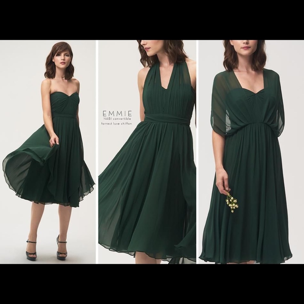 Jenny Yoo size 4 Emerald Emmie Dress